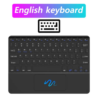 Wireless Keyboard with Touchpad for iPad and Android Devices