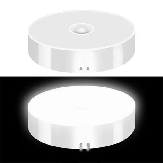 Wireless Rechargeable PIR Motion Sensor LED Night Light for Kitchen Cabinet Wardrobe