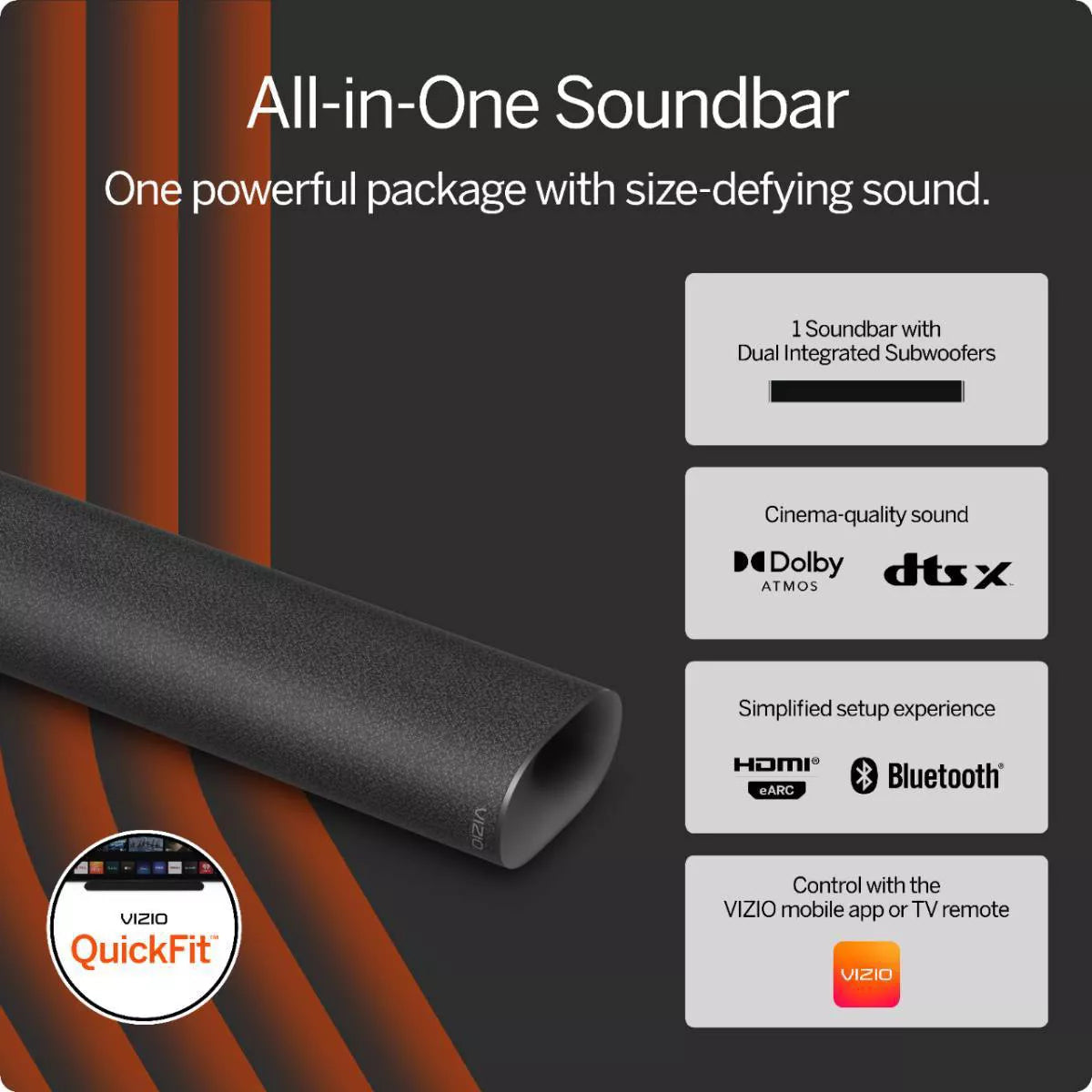 2.1 Channel All-In-One Soundbar with Dolby Atmos (Model SV210D-08)