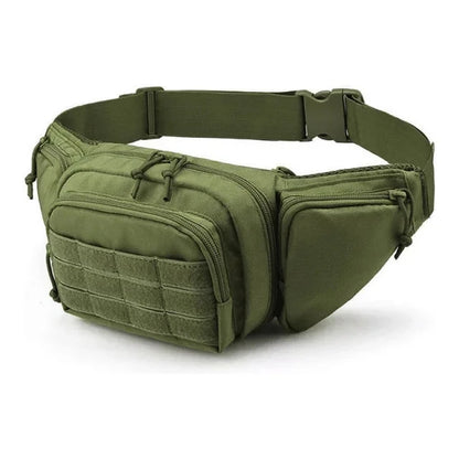 Tactical Multi-Function Nylon Waist Pack for Men - High-Capacity Camo Sports Bag