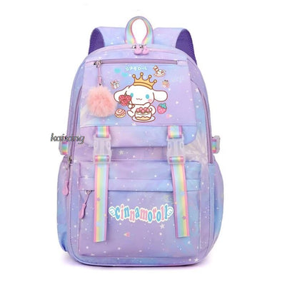 Sanrio Cinnamoroll Large Capacity College Backpack for Students - Lightweight and Casual Design