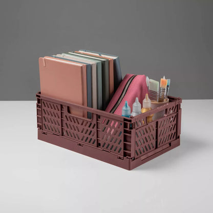 12-Inch Collapsible Storage Bin for Teens - West & Arrow