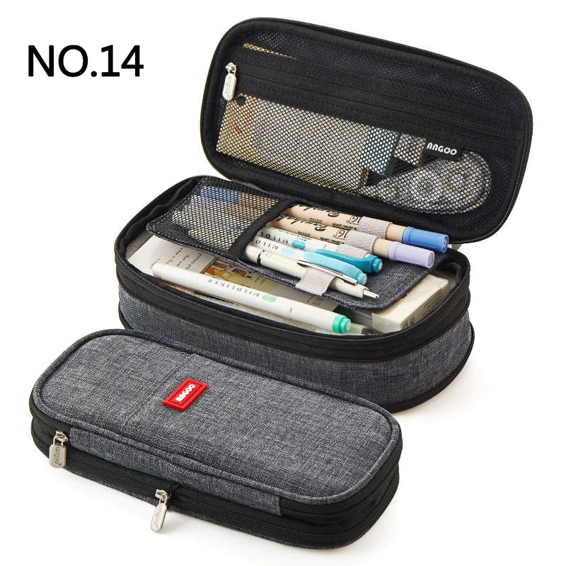 Professional Pencil Case with Double Layers and Large Capacity - CPC Certified Safe Material