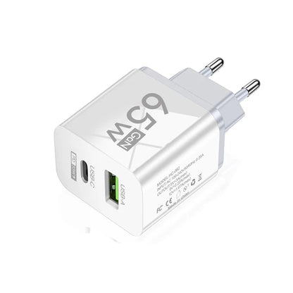 65W GAN USB Type C Wall Charger with QC 3.0 Fast Charging for iPhone, Xiaomi, Huawei, Samsung