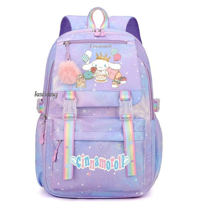 Sanrio Cinnamoroll Large Capacity College Backpack for Students - Lightweight and Casual Design