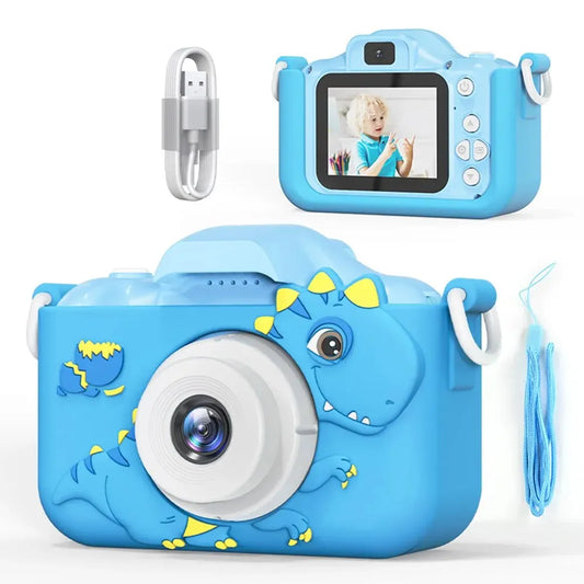 Mini Children's Digital Camera with 1080P HD, 8X Zoom, Dual Camera, Ideal for Boys and Girls