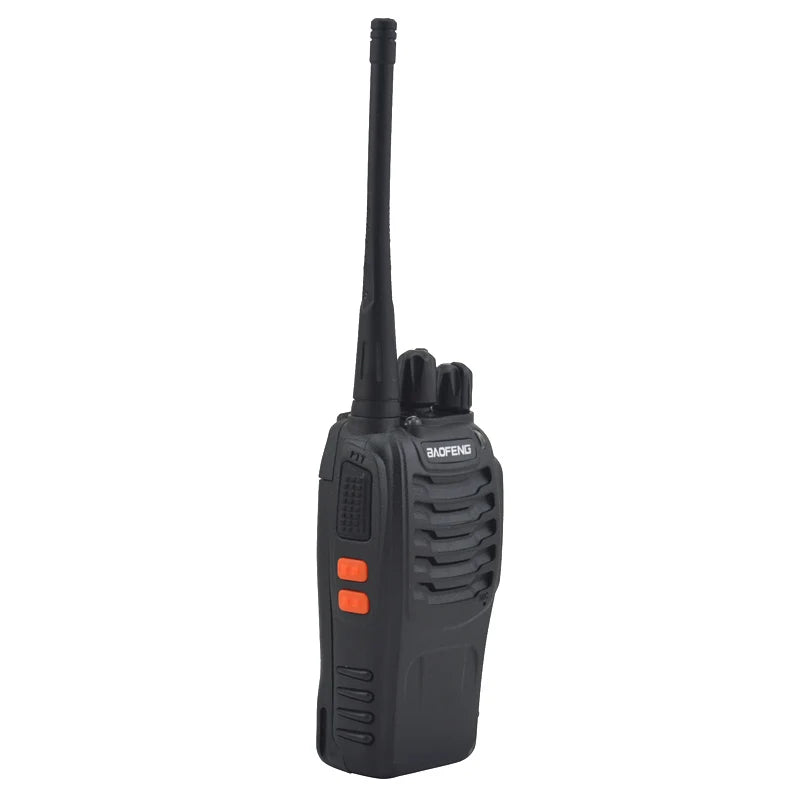 Set of 2 BF-888S UHF Two Way Radios with 16CH Portable Transceiver and Earpiece