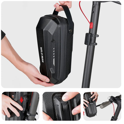 Electric Scooter Hanging Bag - Waterproof EVA Hard Shell Storage Bag for M365 PRO 2