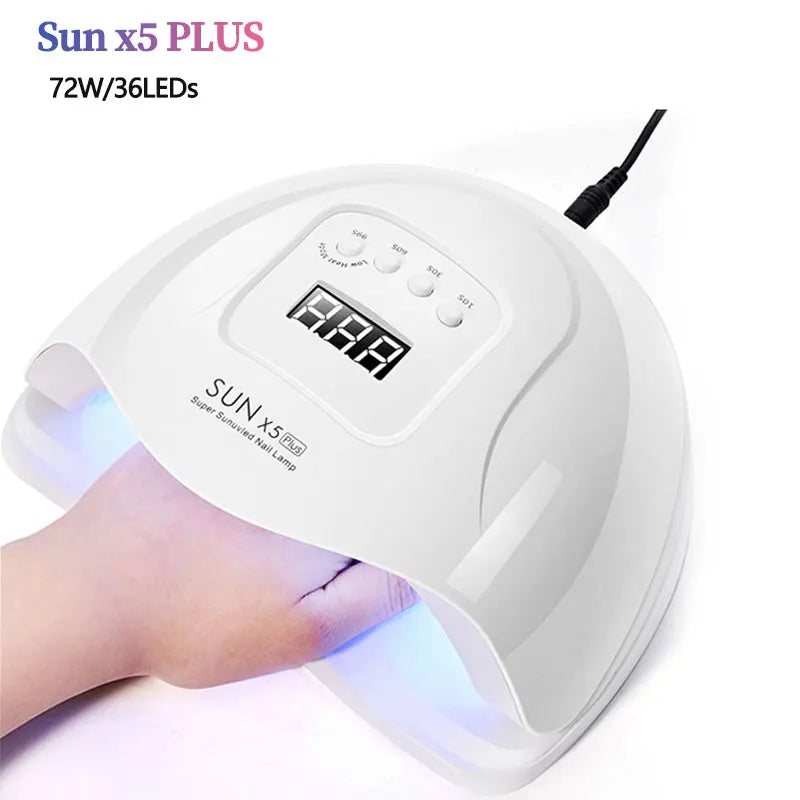 Professional LED Nail Lamp for Gel Nails with 81 Leds and 4 Timers