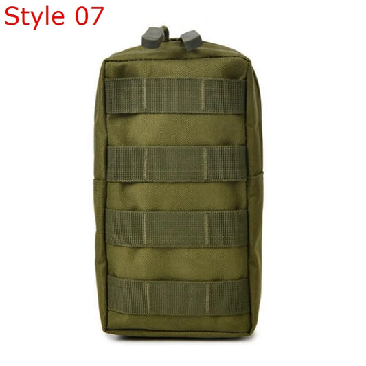 Tactical Molle Waist Bag with Phone Pouch - Camping and Hunting Gear Accessory Pack