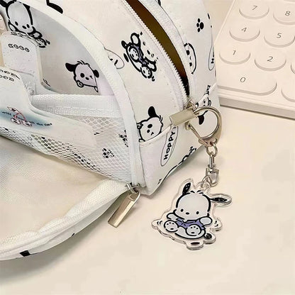 Multifunctional Large Capacity Cartoon Pencil Case with Cute Pochacco Kt Cat Printed Pattern