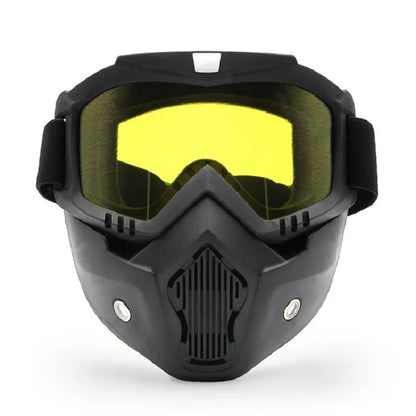 Adjustable Dustproof Motorcycle Goggles with Full Face Protection