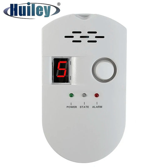 Combustible Gas Detector with Sound-Light Alarm and Leak Location Determination for Kitchen and Hotel Use