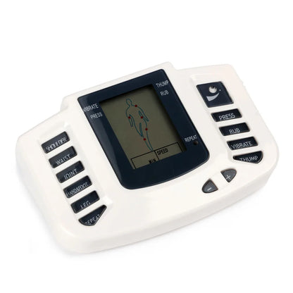 Tens Massage Unit with 16 Pads for Russian Electrical Pulse Acupuncture and Full Body Muscle Therapy