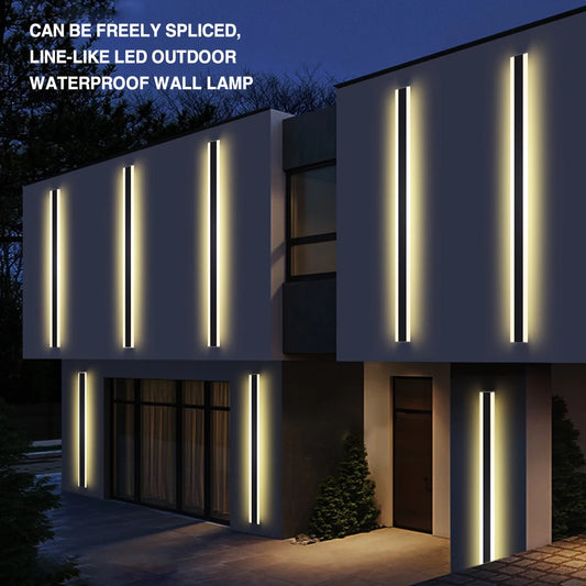 Modern Waterproof Outdoor Wall Lamp for Garden Terrace and Porch Entrance