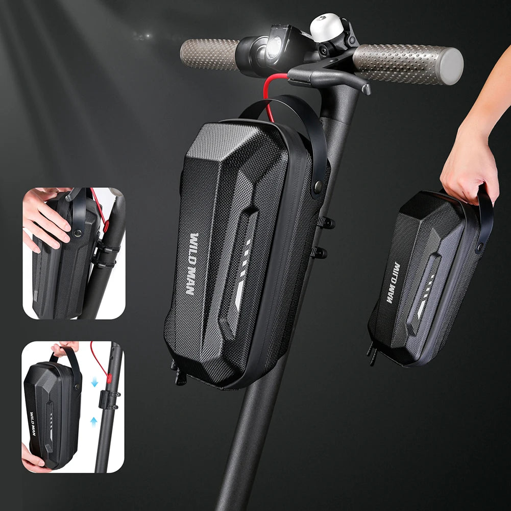 Electric Scooter Hanging Bag - Waterproof EVA Hard Shell Storage Bag for M365 PRO 2