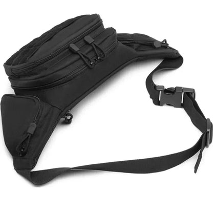 Tactical Multi-Function Nylon Waist Pack for Men - High-Capacity Camo Sports Bag