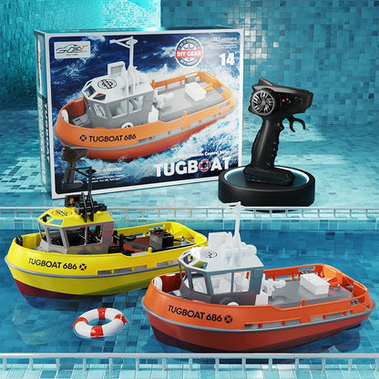 686 RC Boat 1/72 Dual Motor Wireless Radio Control Tugboat Model