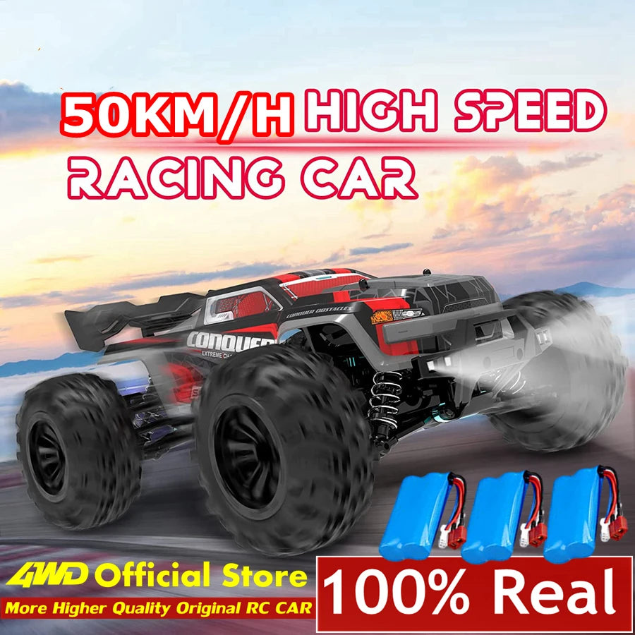 1:16 Scale High Speed RC Car for Off-Road Racing with Brushless Motor, Remote Control, and Drift Capabilities