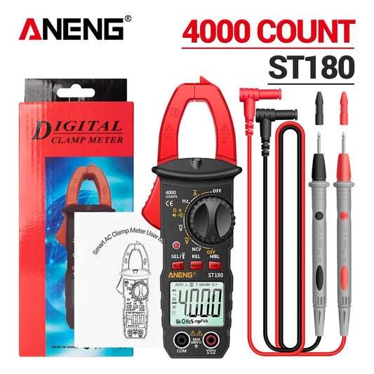 Digital Clamp Meter with AC Current Measurement and Multifunctional Testing Capabilities