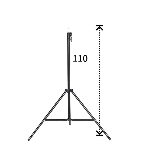 Professional Live Broadcast Tripod with Camera Mount, Selfie Light, Metal Frame, and Thermometer Holder