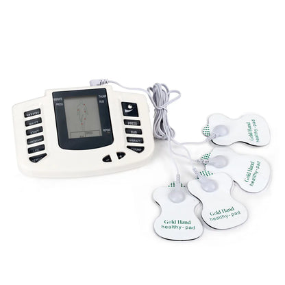 Tens Massage Unit with 16 Pads for Russian Electrical Pulse Acupuncture and Full Body Muscle Therapy