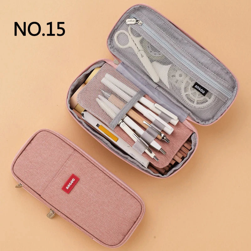 Professional Pencil Case with Double Layers and Large Capacity - CPC Certified Safe Material