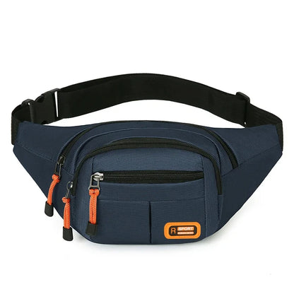 Unisex Multifunctional Large Capacity Mobile Waist Bag with Anti-Splash and Wear-Resistant Features