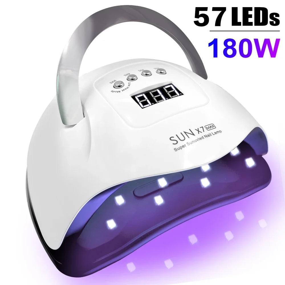 Professional 300W UV LED Nail Lamp for Gel Polish Curing with Large Screen