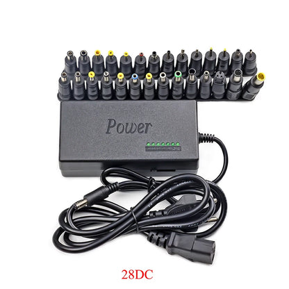 Universal Portable AC Laptop Power Adapter - 96W, 12V-24V, 4.5A - Compatible with Dell, Toshiba, HP, Asus, Acer, Sony, Lenovo