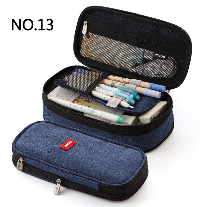 Professional Pencil Case with Double Layers and Large Capacity - CPC Certified Safe Material