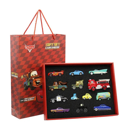 Disney Pixar Cars Metal Diecast Lightning Mcqueen and Jackson Uncle Truck Toy Set - 8/13/15 Pieces - Ideal for Boy's Birthday Gift