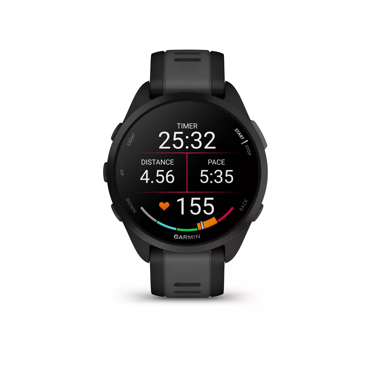 Garmin Forerunner 165 Smartwatch - Black and Slate Gray