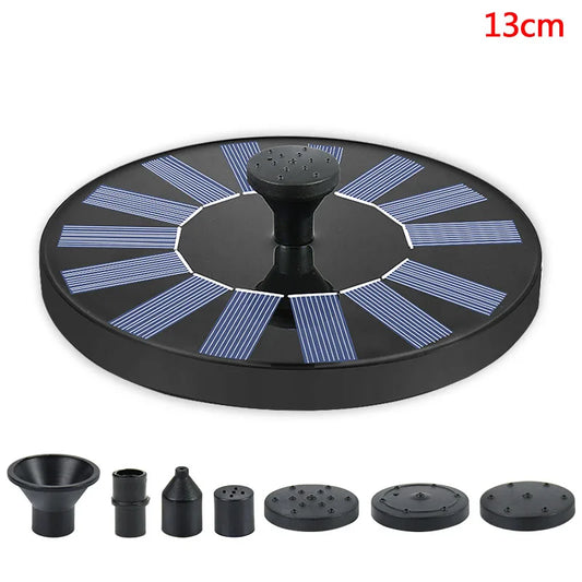 Solar Powered Mini Water Fountain for Outdoor Garden Decoration