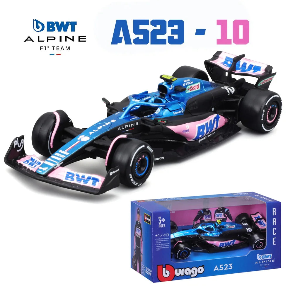 Alpine F1 Team A523 2023 Die Cast Model Car - Pierre Gasly & Esteban Ocon - 1:43 Scale