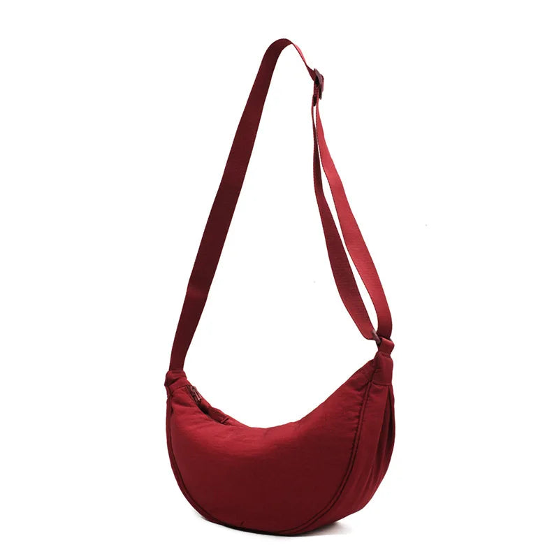 Designer Nylon Hobo Crossbody Bag for Women with Large Capacity - 2023 Collection