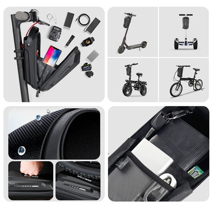 Electric Scooter Hanging Bag - Waterproof EVA Hard Shell Storage Bag for M365 PRO 2