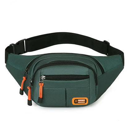 Unisex Multifunctional Large Capacity Mobile Waist Bag with Anti-Splash and Wear-Resistant Features