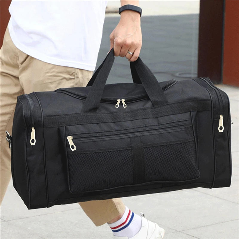 Nylon Travel Duffel Bag with Large Capacity for Men and Women