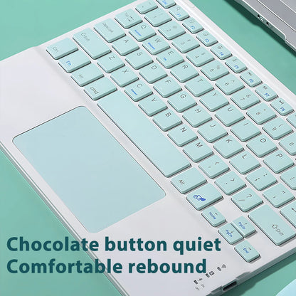 Wireless Keyboard with Touchpad for iPad and Android Devices