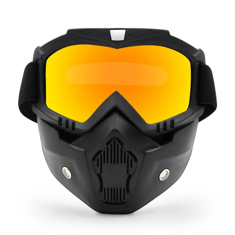 Adjustable Dustproof Motorcycle Goggles with Full Face Protection