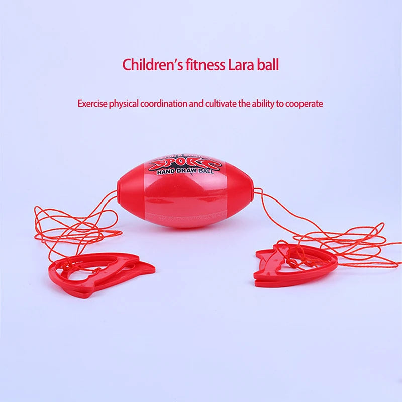 Outdoor Interactive Pulling Elastic Speed Balls - Sensory Training Sport Game Toy for Children and Adults