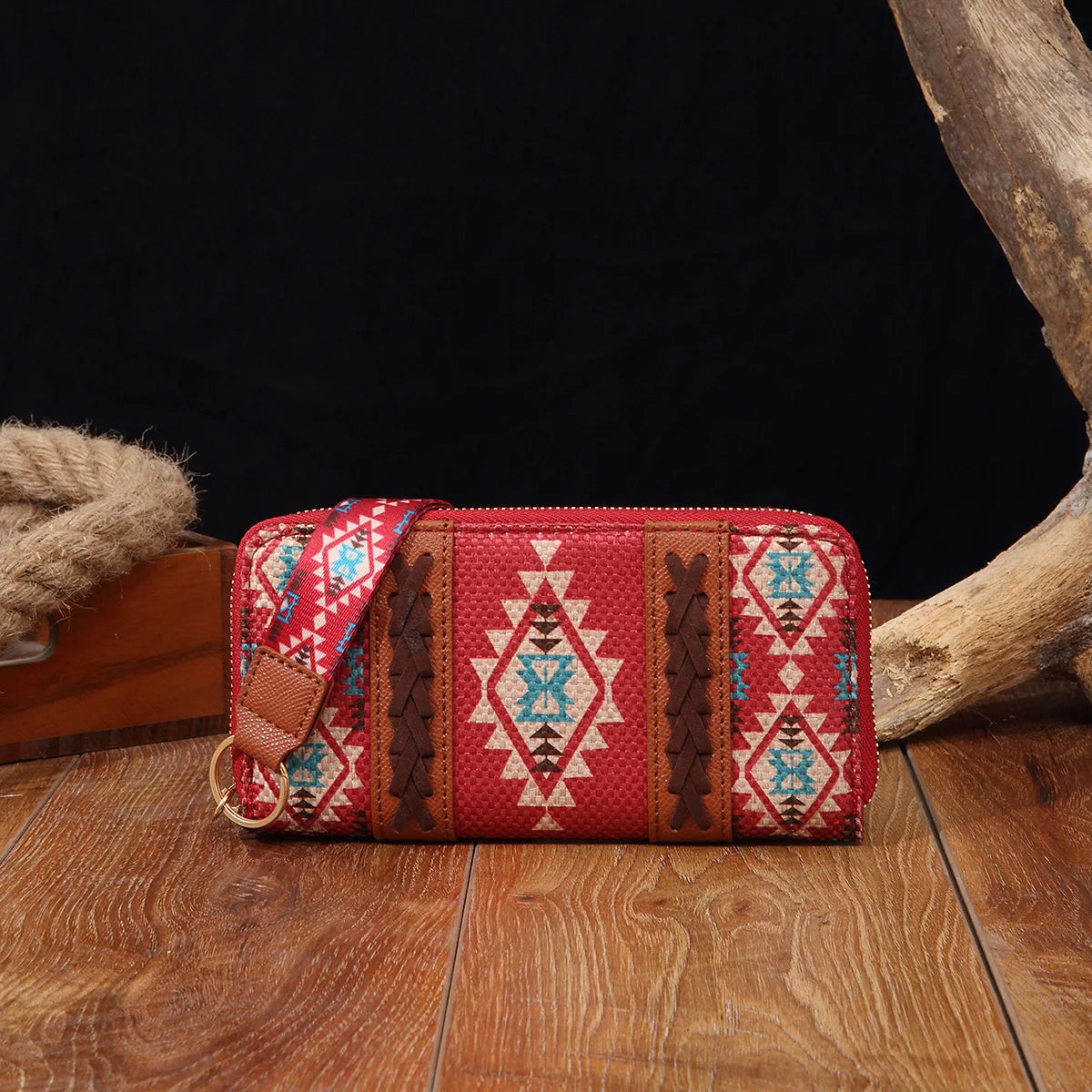 Cowgirls Wrangler Wallet Purse Casual Women Western Clutch Wristlet Wallet with Credit Card Holder Envelope Bag Shoulder Handbag