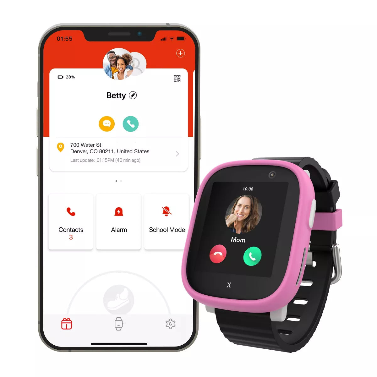 Children's GPS-Enabled Smartwatch with Cellular Connectivity