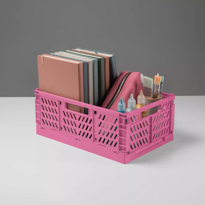 12-Inch Collapsible Storage Bin for Teens - West & Arrow