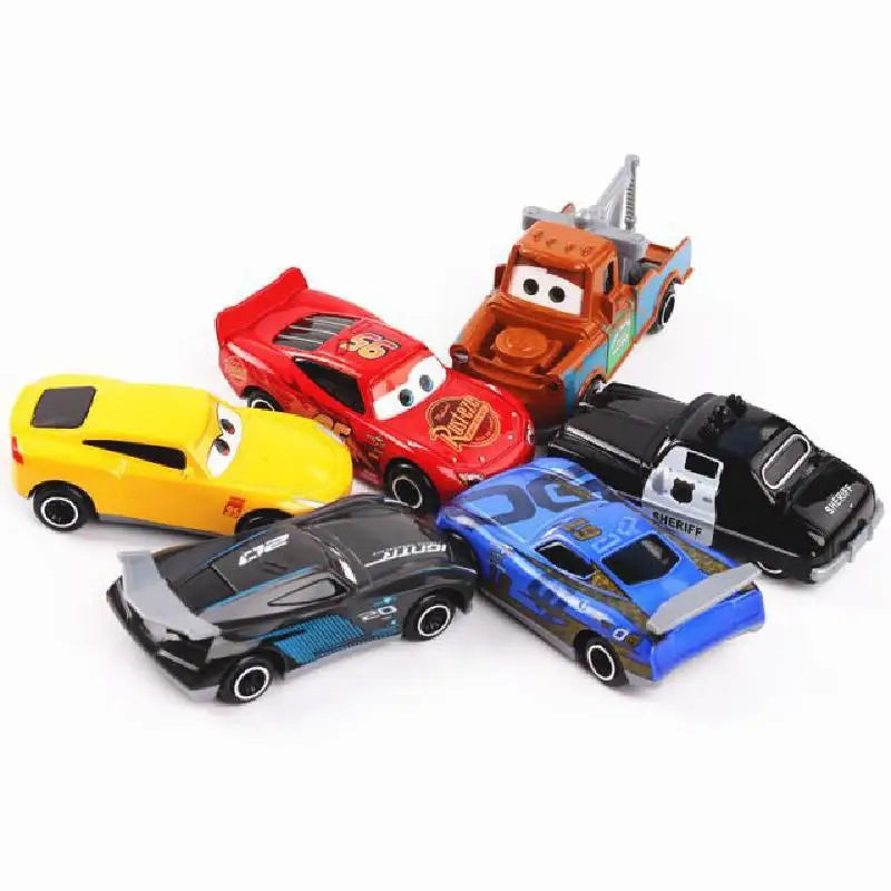 7-Piece Pixar Car 3 Lightning Mcqueen Jackson Storm Uncle Truck Diecast Metal Car Model Toy Set 