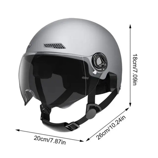 Stylish Jet Motorcycle Helmet for Men and Women! Perfect for Motorbikes and Scooters 