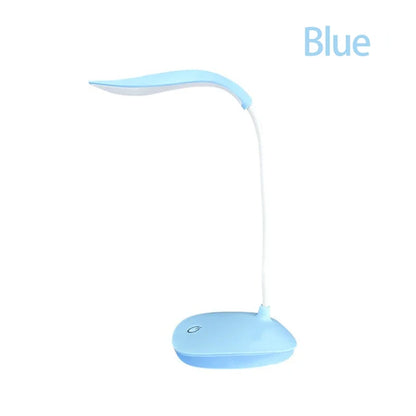 Portable LED Desk Lamp with USB Charging and Touch Dimming - Ideal for Reading, Learning, and Eye Protection in Room or Office