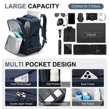 Travel Backpack Short Distance Airplane Ryanair Cabin Bag 40X20X25 Backpack Women Men Leisure School Laptop Bag Carry on Luggage