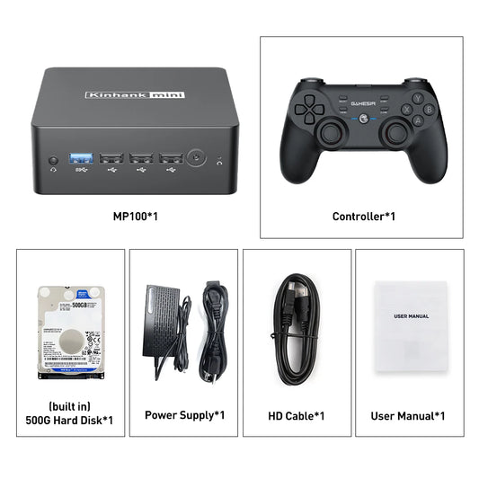 Super Console MP100 8GB DDR5 Windows11 Video Game Console with 60000+ Games and 70+ Emulators